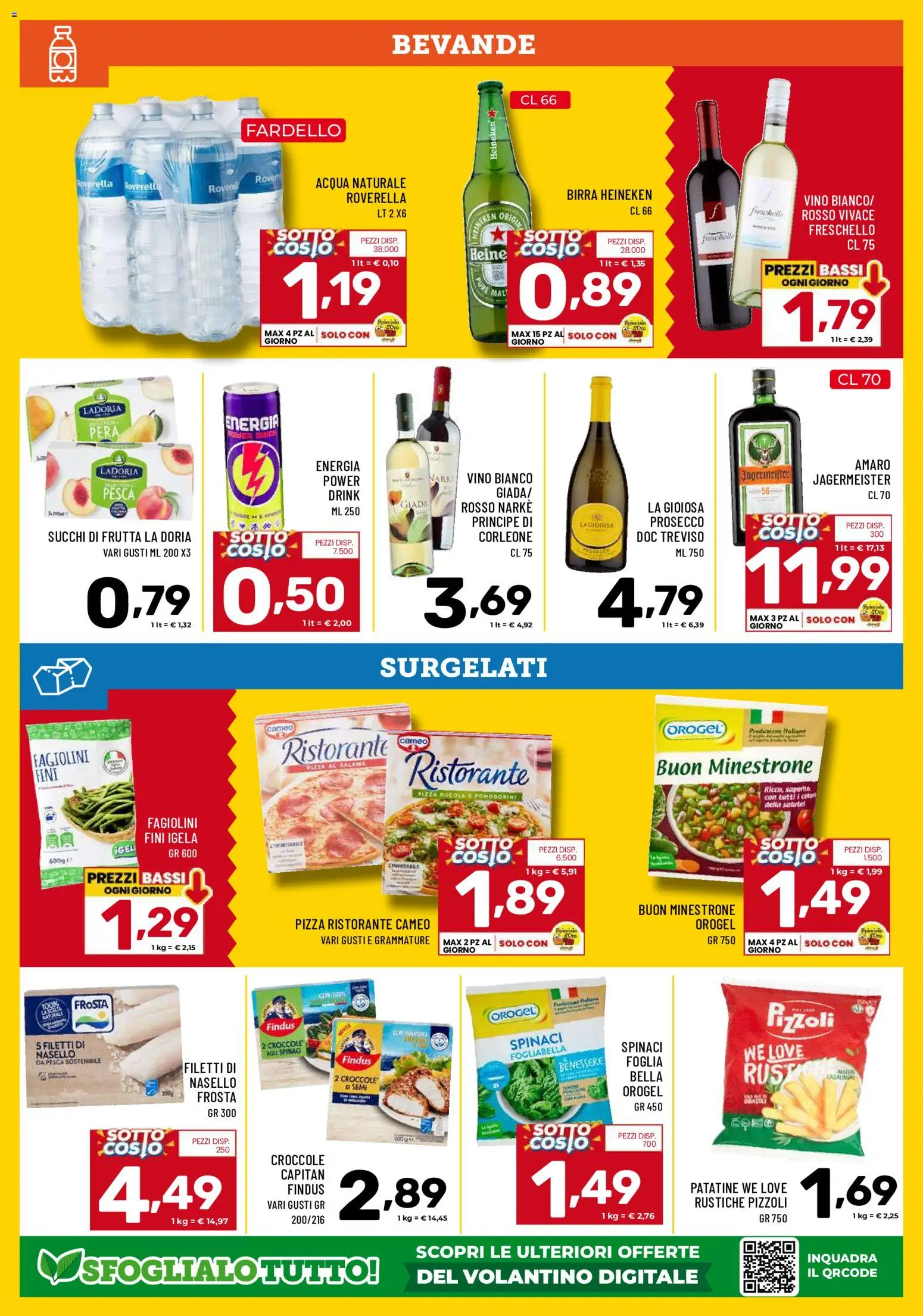 Anteprima dell'opuscolo Il Centesimo volantino dal negozio Il Centesimo valido da 23/10/2026 - Birra, Frutta, Pesca, Patatine, Fagiolini, Salame, Birra Heineken, Acqua naturale