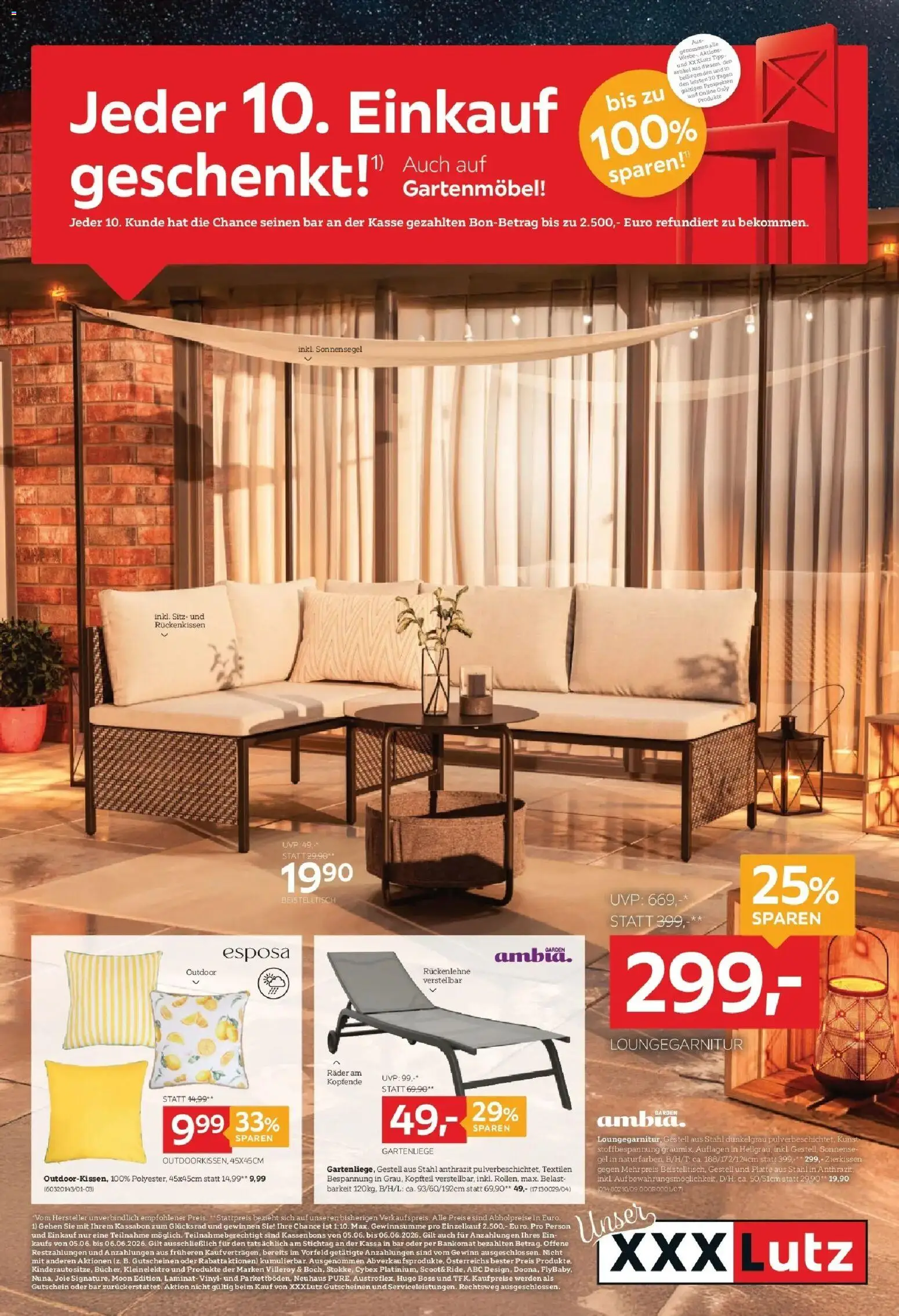 Vorschau der Angebote: XXXLutz XXXLutz - Gartenmöbel gültig ab 01.06.2026