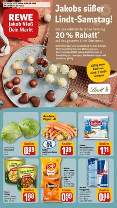 Vorschau von dem Prospekt des Geschäftes Rewe, gültig ab dem 21.09.2026