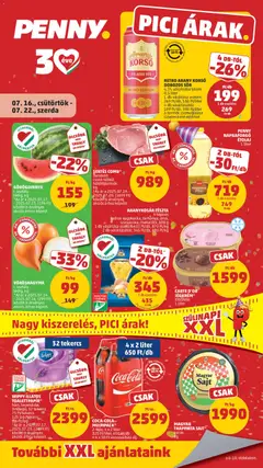 PENNY - PENNY akciós újság megtekintése, amely érvényes 2026.07.16.-től