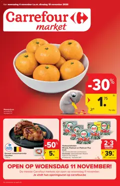 Voorbeeld van Carrefour market folder week 45 van winkel Carrefour market geldig vanaf 04/11/2026