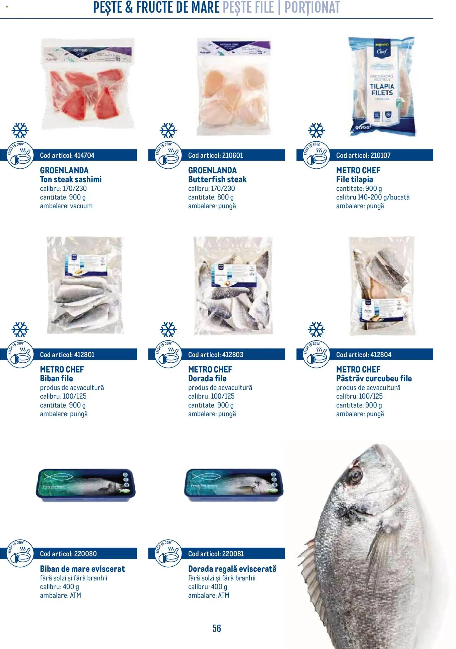Previzualizarea de cataloage: Metro Metro Catalog Smart Chef valabil de la 21.04.2026 - Fructe De Mare, Pastrav, Fructe, Biban, Pește, Pungă