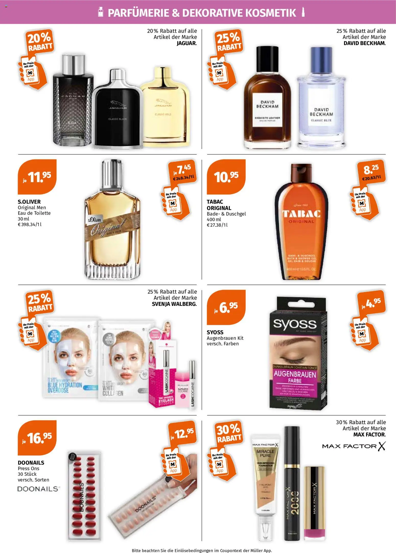 Vorschau von dem Prospekt des Geschäftes Müller, gültig ab dem 26.10.2026 - Toilette, Eau de Toilette, Duschgel