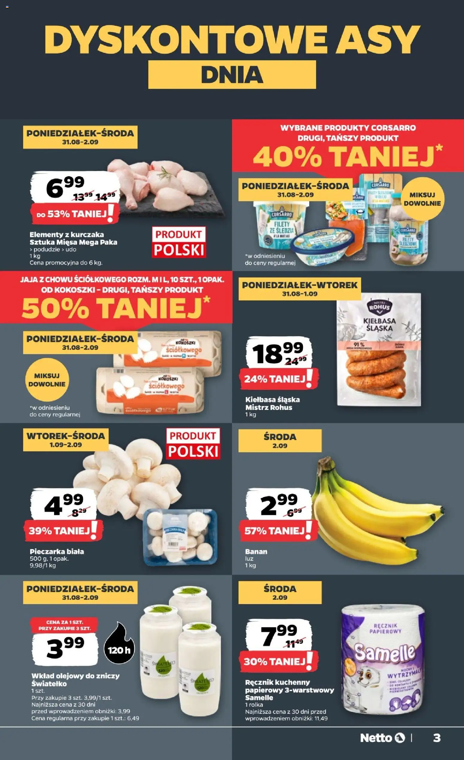 Pogląd gazetki "Netto gazetka od poniedziałku" ze sklepu Netto ważnej od 31.08.2026