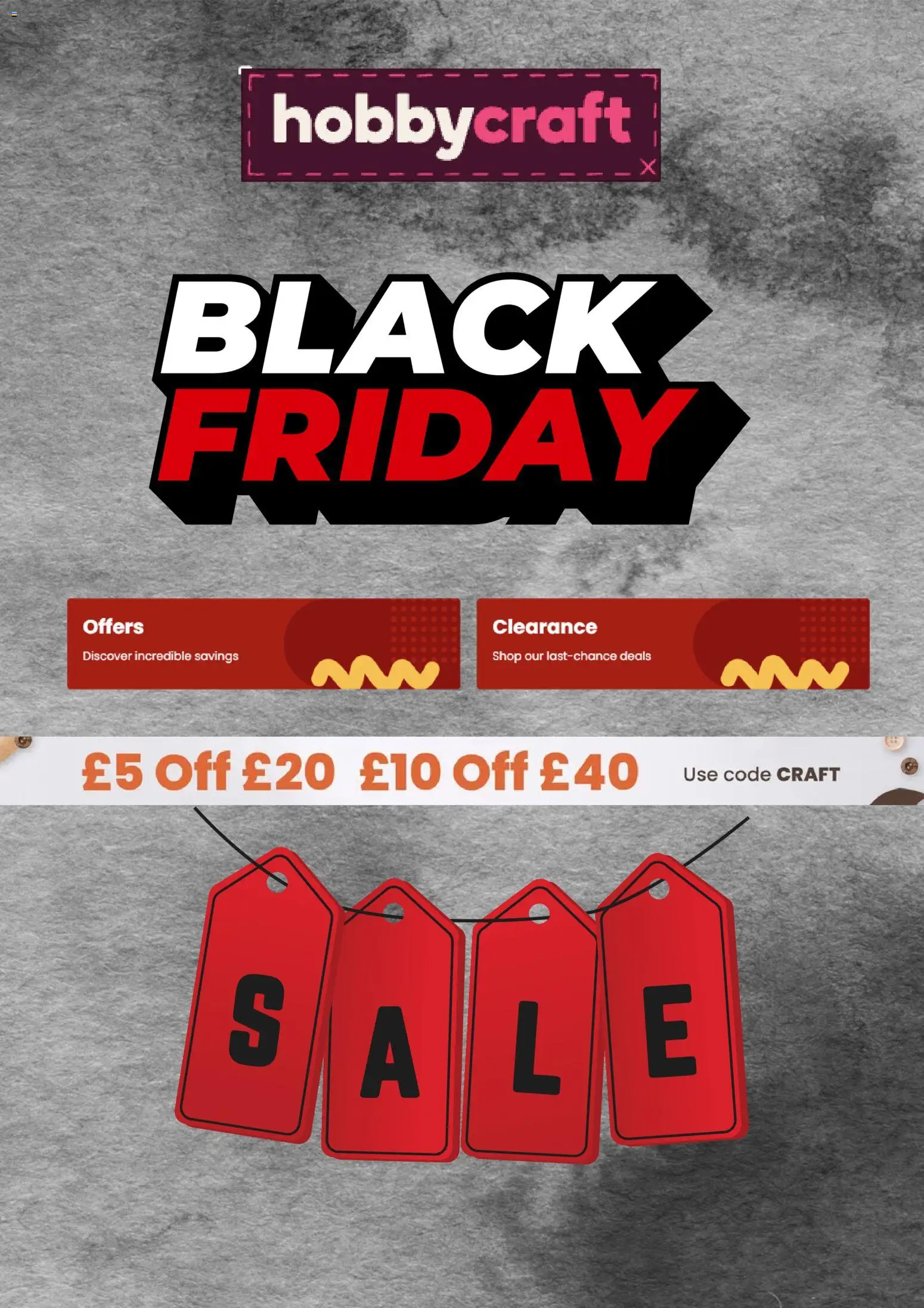 Preview of Hobbycraft Hobbycraft Black friday advice valid from 20/10/2026