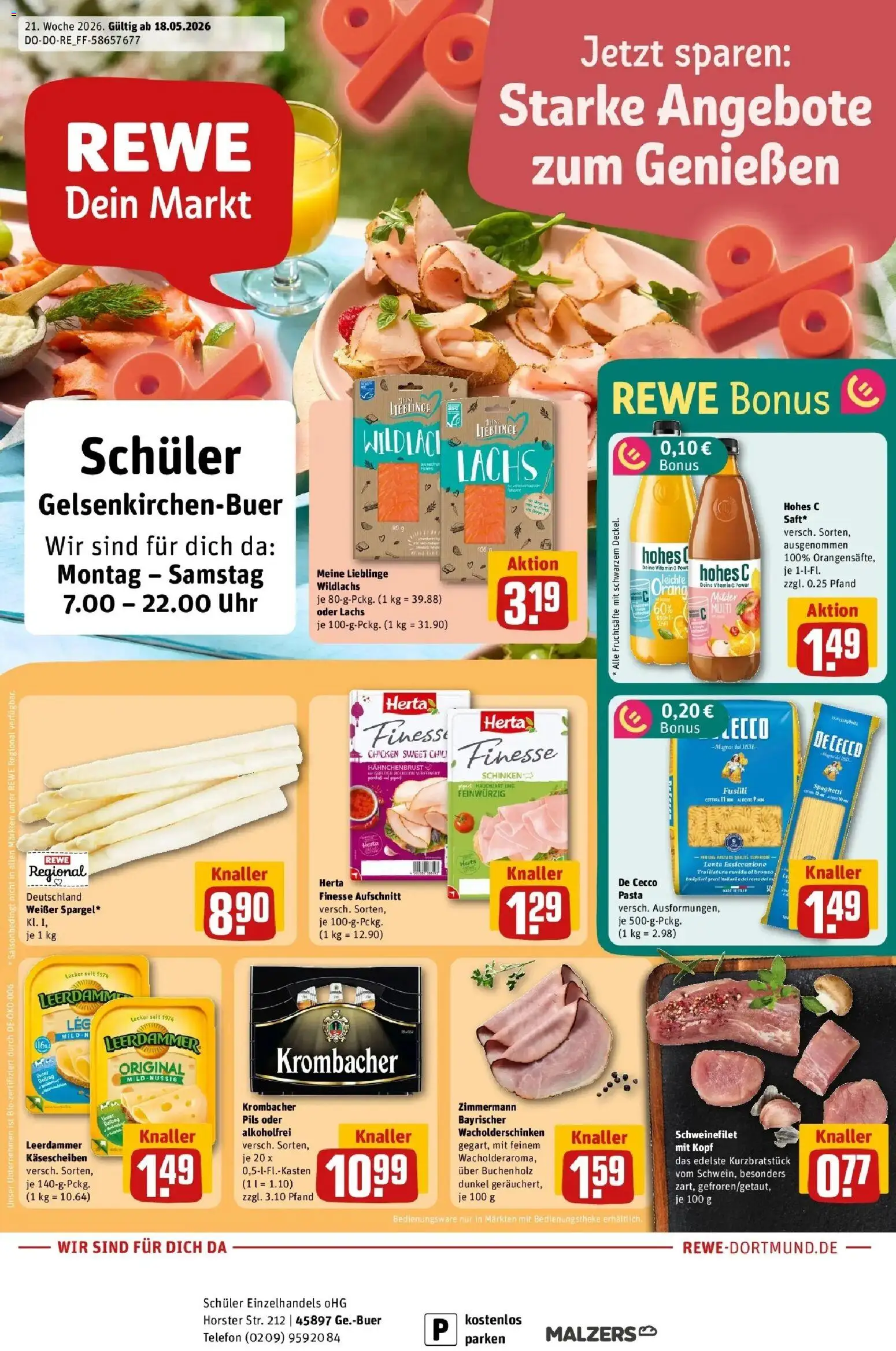 Vorschau von dem Prospekt des Geschäftes Rewe, gültig ab dem 17.05.2026