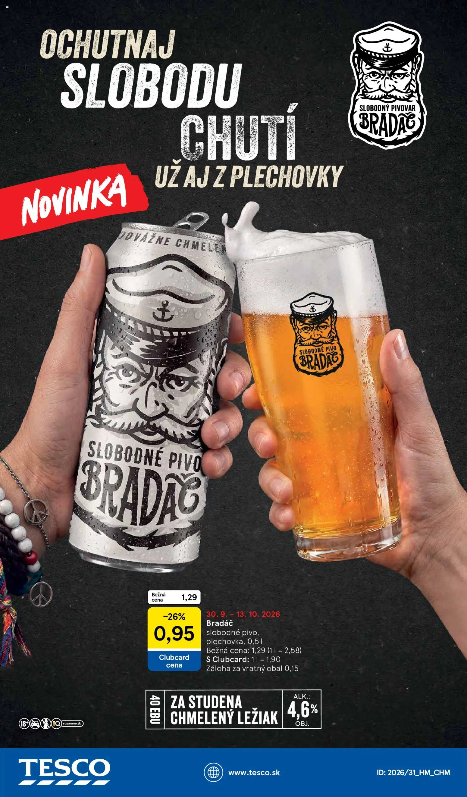 Náhľad Tesco letáku platného od 30.09.2026