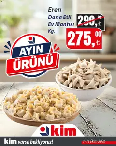 Kim Market Kim Market - Ayın Ürünü 01.10.2026 - Broşürünün önizlemesi