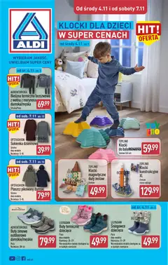 Pogląd gazetki "Aldi gazetka - Artykuły przemysłowe i tekstylia" ze sklepu Aldi ważnej od 04.11.2026
