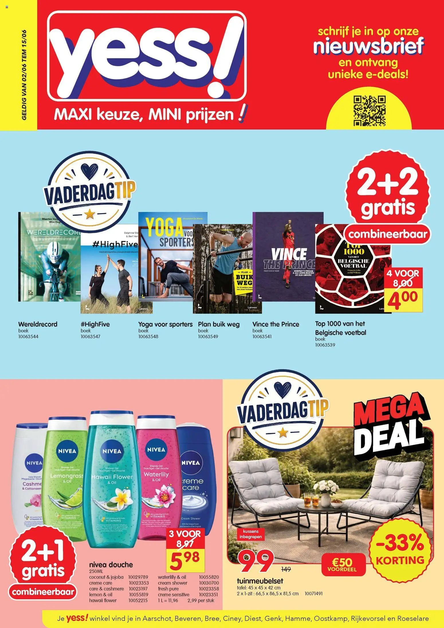 Voorbeeld van yess! Folder van winkel yess! geldig vanaf 02/06/2026