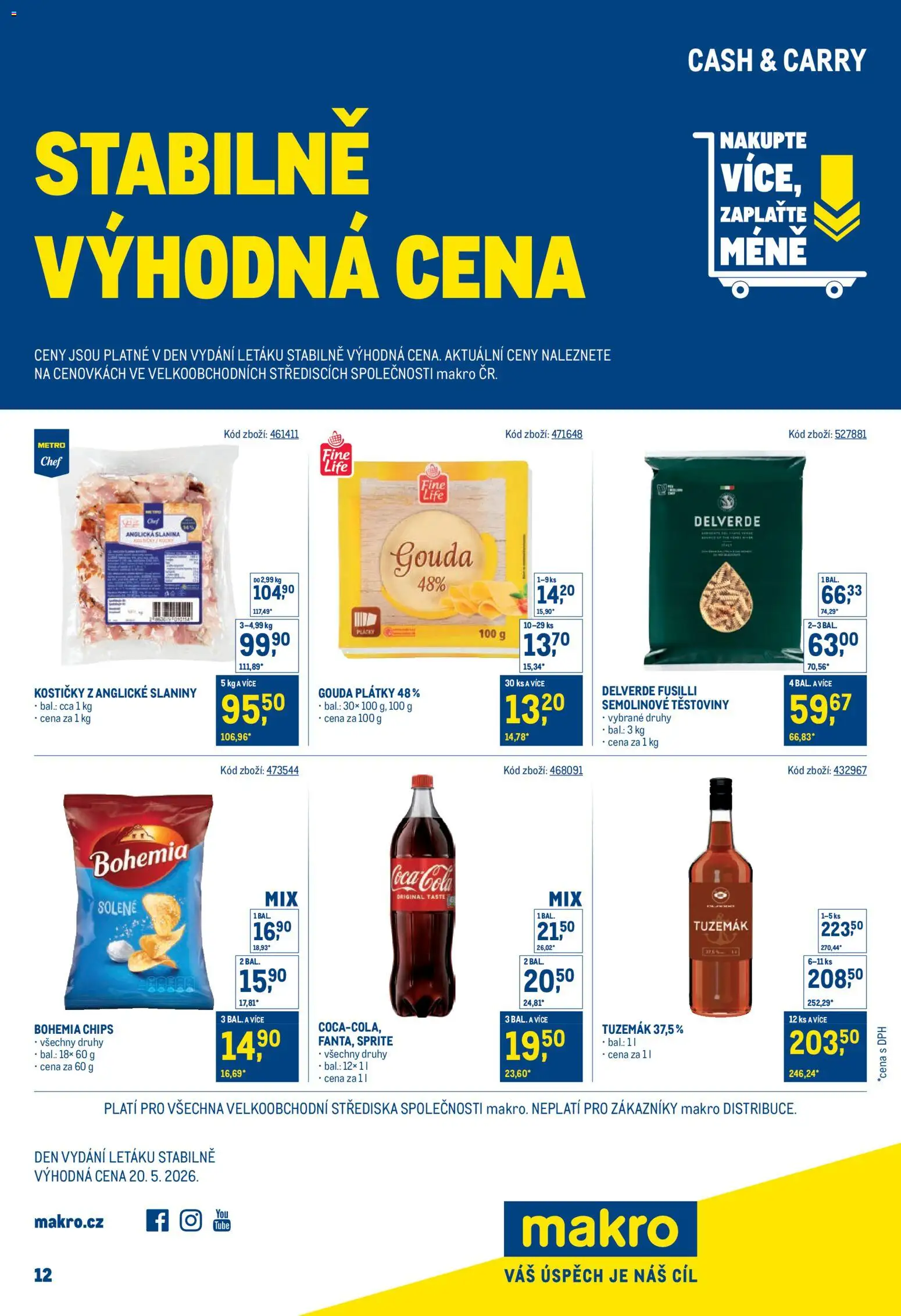 Náhled nabídky: Makro Makro leták - Cash & Carry platný od 20.05.2026