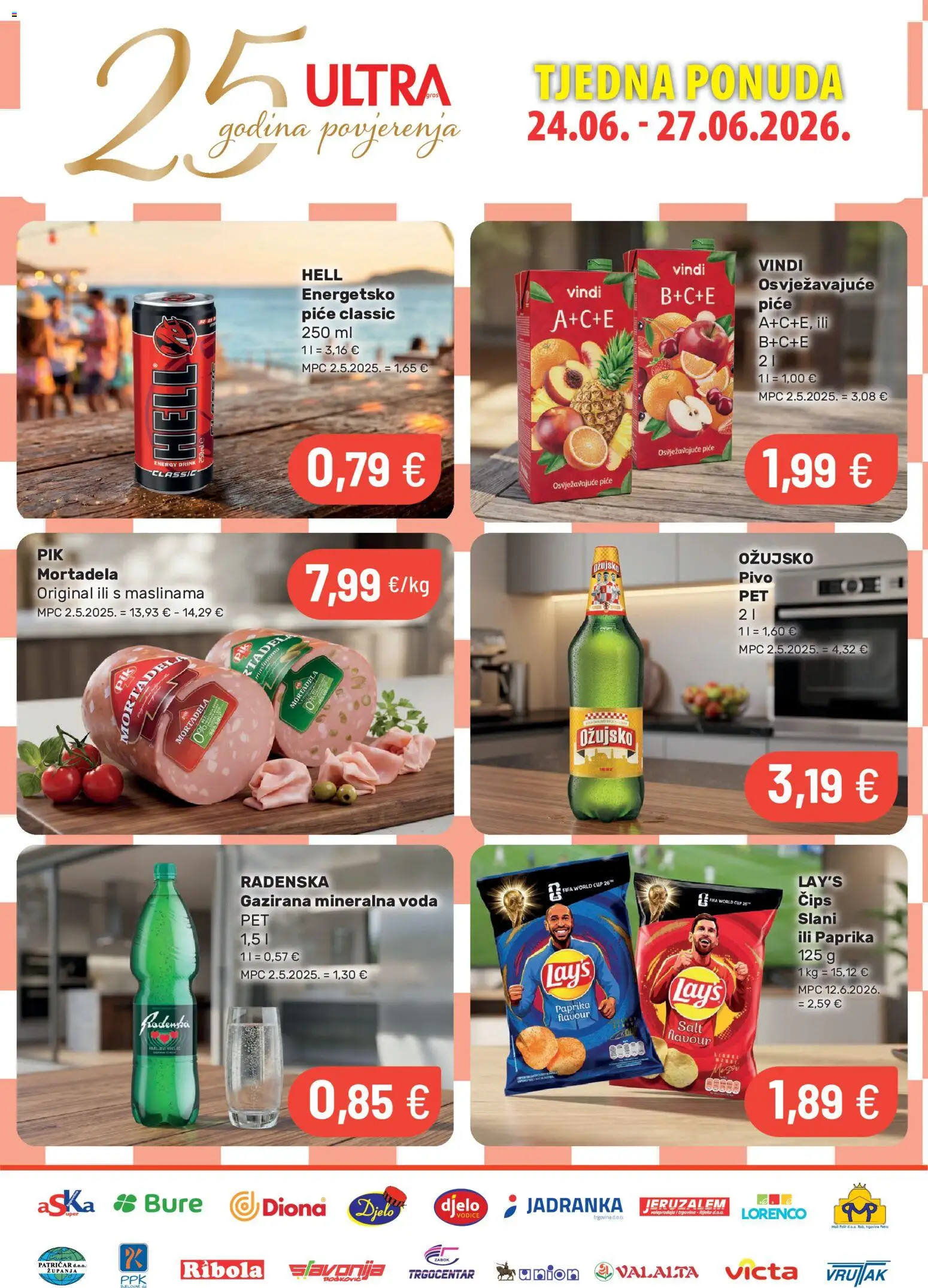 Pregled letka Ultra Gros Katalog trgovine Ultra Gros vrijedi od 24.06.2026