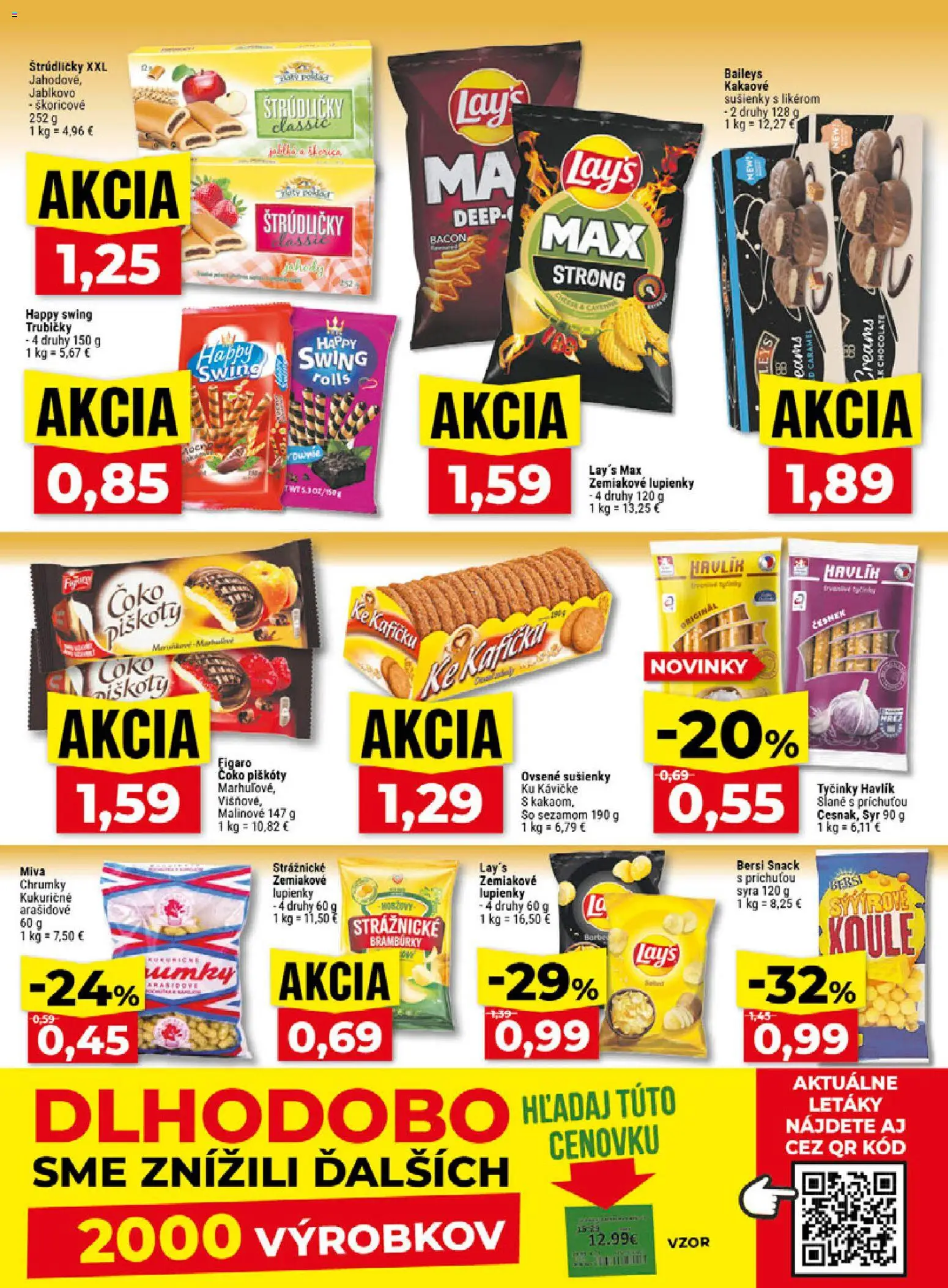 Náhľad Klas letáku platného od 05.10.2026 - Syr, Baileys, Trubičky, Sušienky