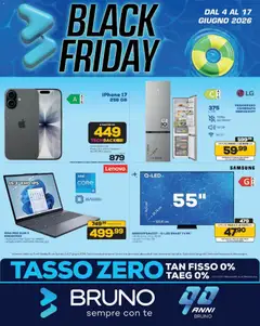 Anteprima dell'opuscolo BRUNO volantino Black Friday dal negozio BRUNO valido da 04/06/2026
