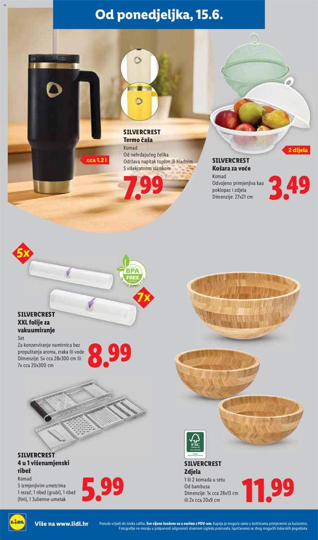 Novi Lidl katalog od 15.06.