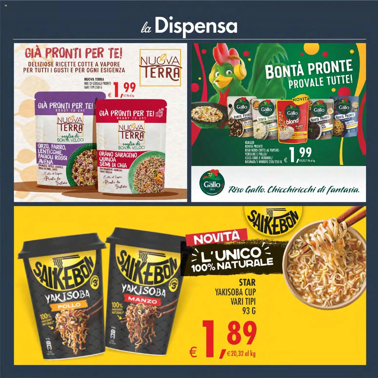 Anteprima dell'opuscolo Decò volantino Maxistore, Supermercati, Local Sicilia dal negozio Decò valido da 01/09/2026 - Quinoa, Fagioli, Farro, Riso, Cereali, Manzo, Verdure, Tè