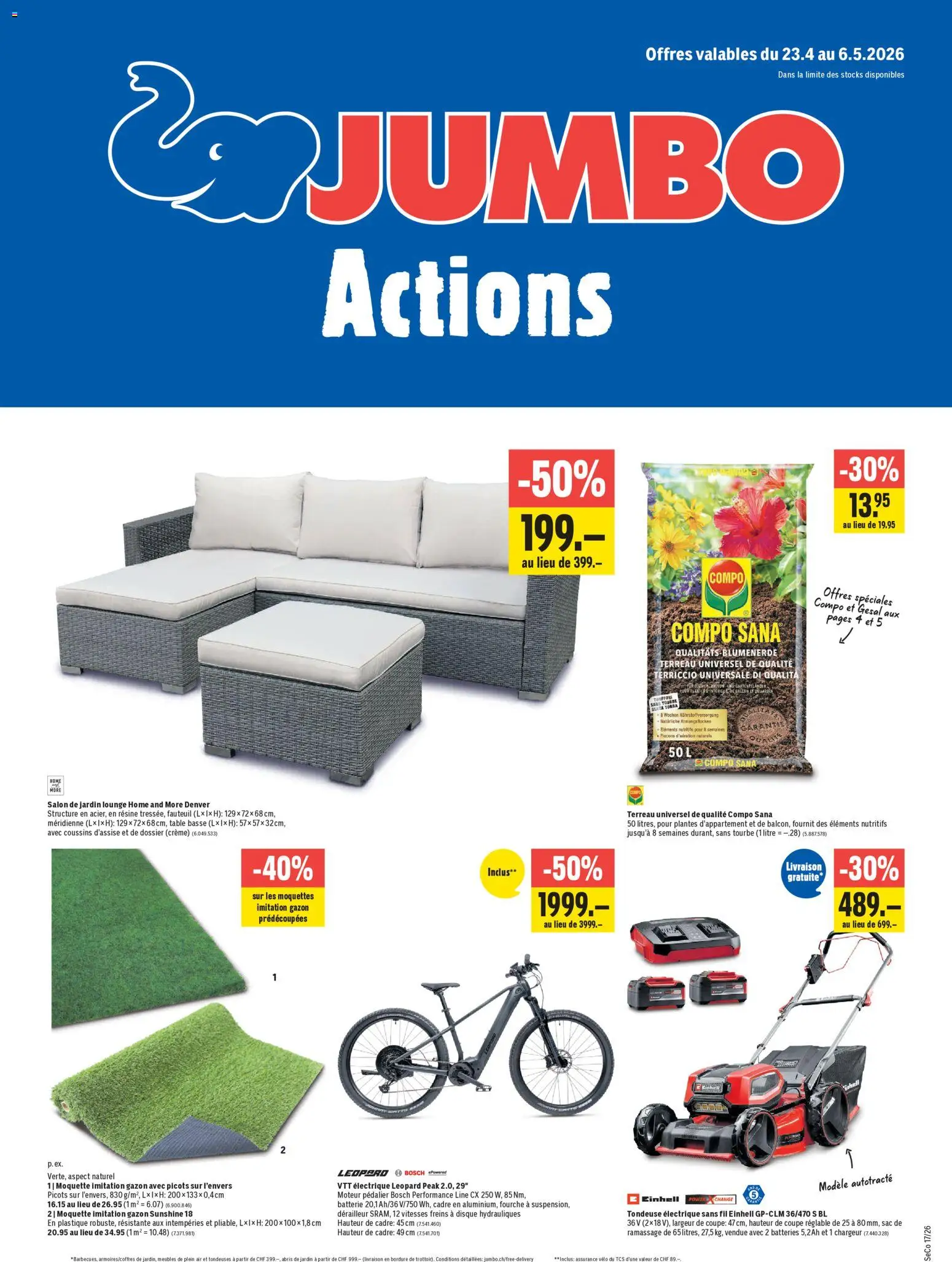 Vorschau des Merkblatts Jumbo aktionen FR vom Shop Jumbo gültig von 23.04.2026 bis 06.05.2026