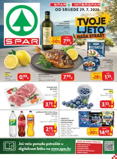 Pregled letka Spar Katalog trgovine Spar vrijedi od 29.07.2026