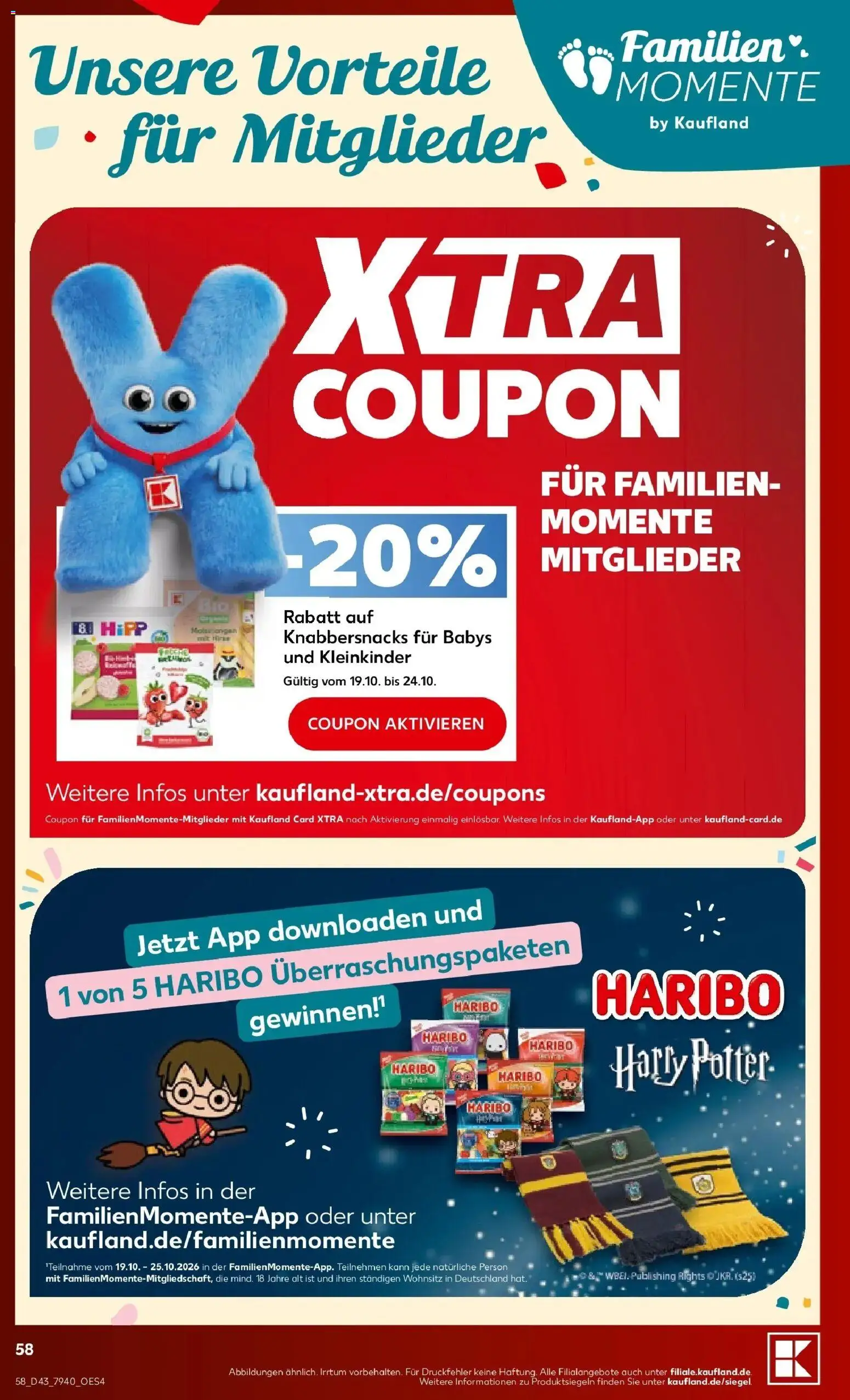 Vorschau von dem Prospekt des Geschäftes Kaufland, gültig ab dem 19.10.2026