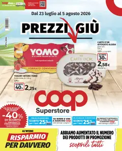 Anteprima dell'opuscolo COOP volantino Superstore Milano dal negozio COOP valido da 23/07/2026