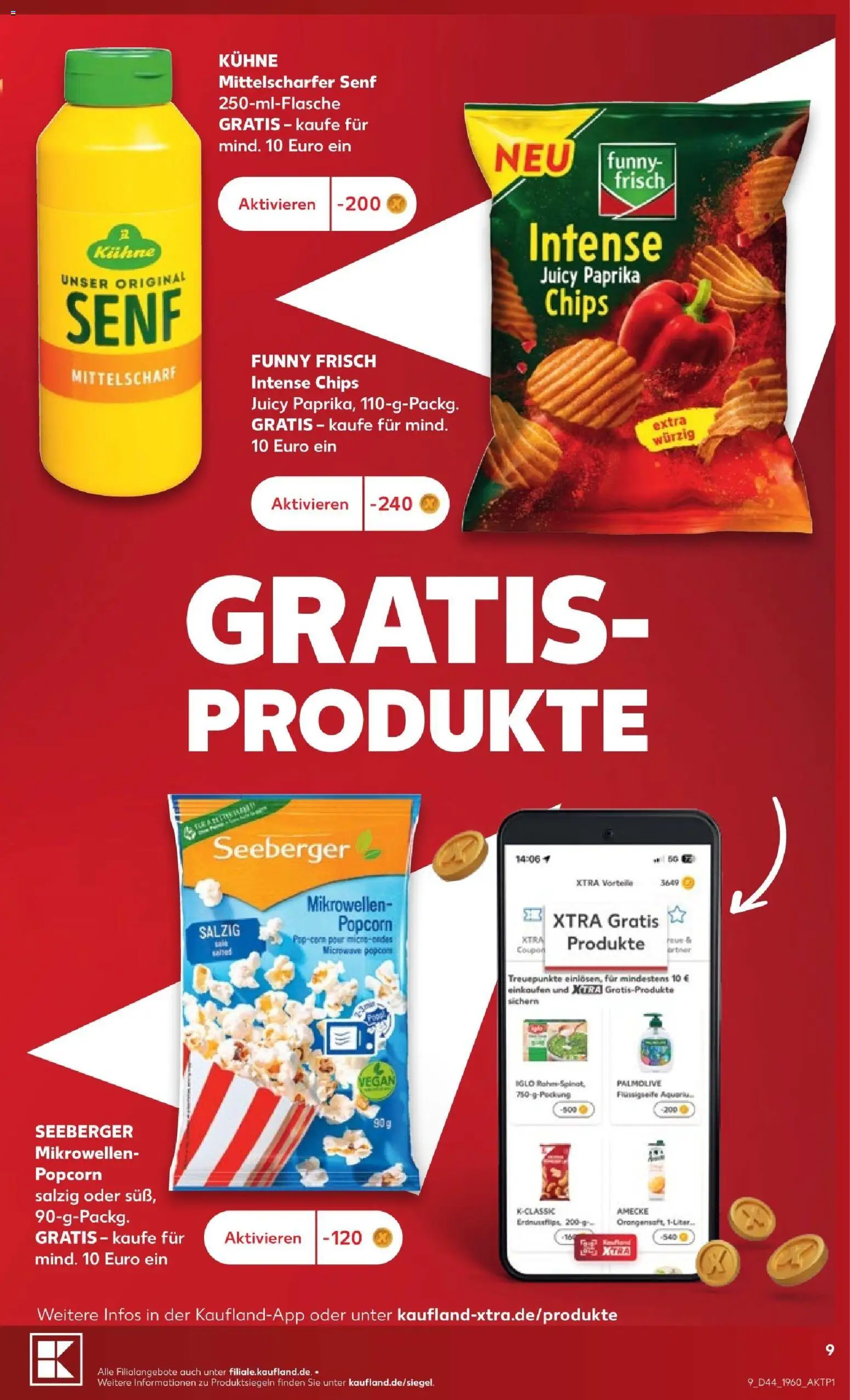 Vorschau von dem Prospekt des Geschäftes Kaufland, gültig ab dem 24.10.2026 - Chips, Paprika, Popcorn, Funny frisch, Iglo