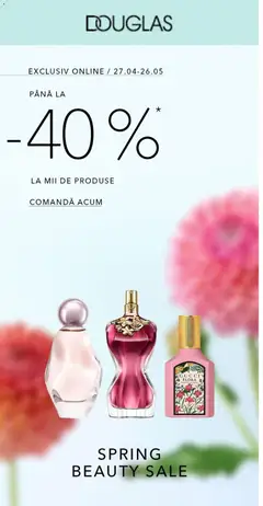 Previzualizarea de cataloage: Oferte Douglas valabil de la 07.05.2026