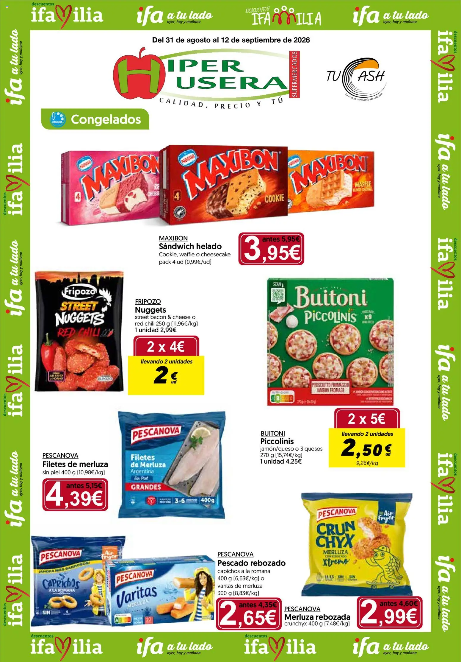 Vista previa del folleto de la tienda Hiper Usera válido desde el 31/08/2026 