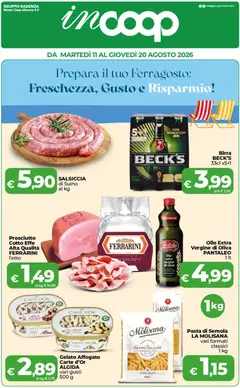 Anteprima dell'opuscolo COOP volantino inCoop Sicilia dal negozio COOP valido da 11/08/2026