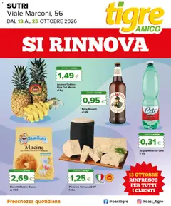 Anteprima dell'opuscolo Tigre volantino Amico Sutri dal negozio Tigre valido da 13/10/2026
