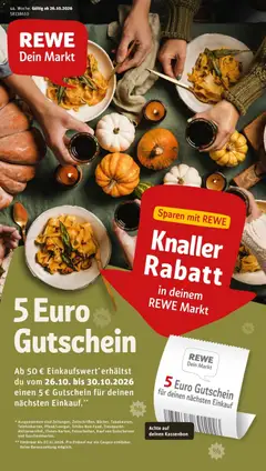 Vorschau von dem Prospekt des Geschäftes Rewe, gültig ab dem 26.10.2026