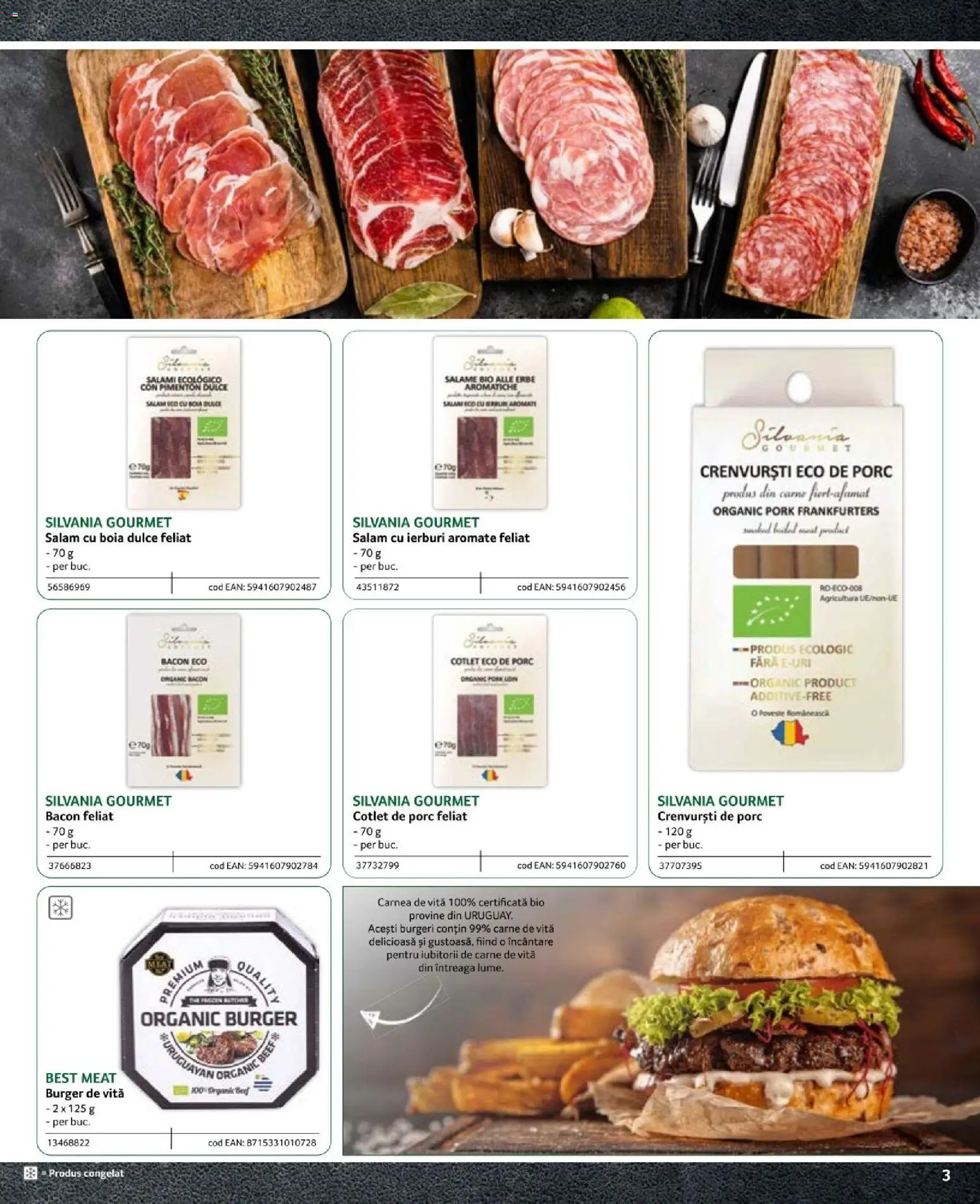 Previzualizarea de cataloage: Selgros Catalog - Bio valabil de la 09.02.2024 - Burger, Bacon, Salam, Carne De Vită, Crenvurști