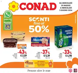 Anteprima dell'opuscolo Sconti fino al 50% dal negozio Conad valido da 19/05/2026