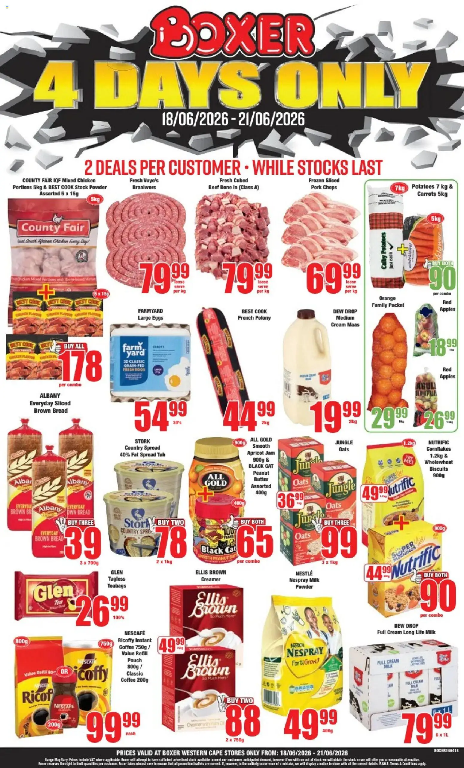 Preview of Boxer flyer valid from 18/06/2026