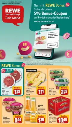 Vorschau von dem Prospekt des Geschäftes Rewe, gültig ab dem 05.10.2026