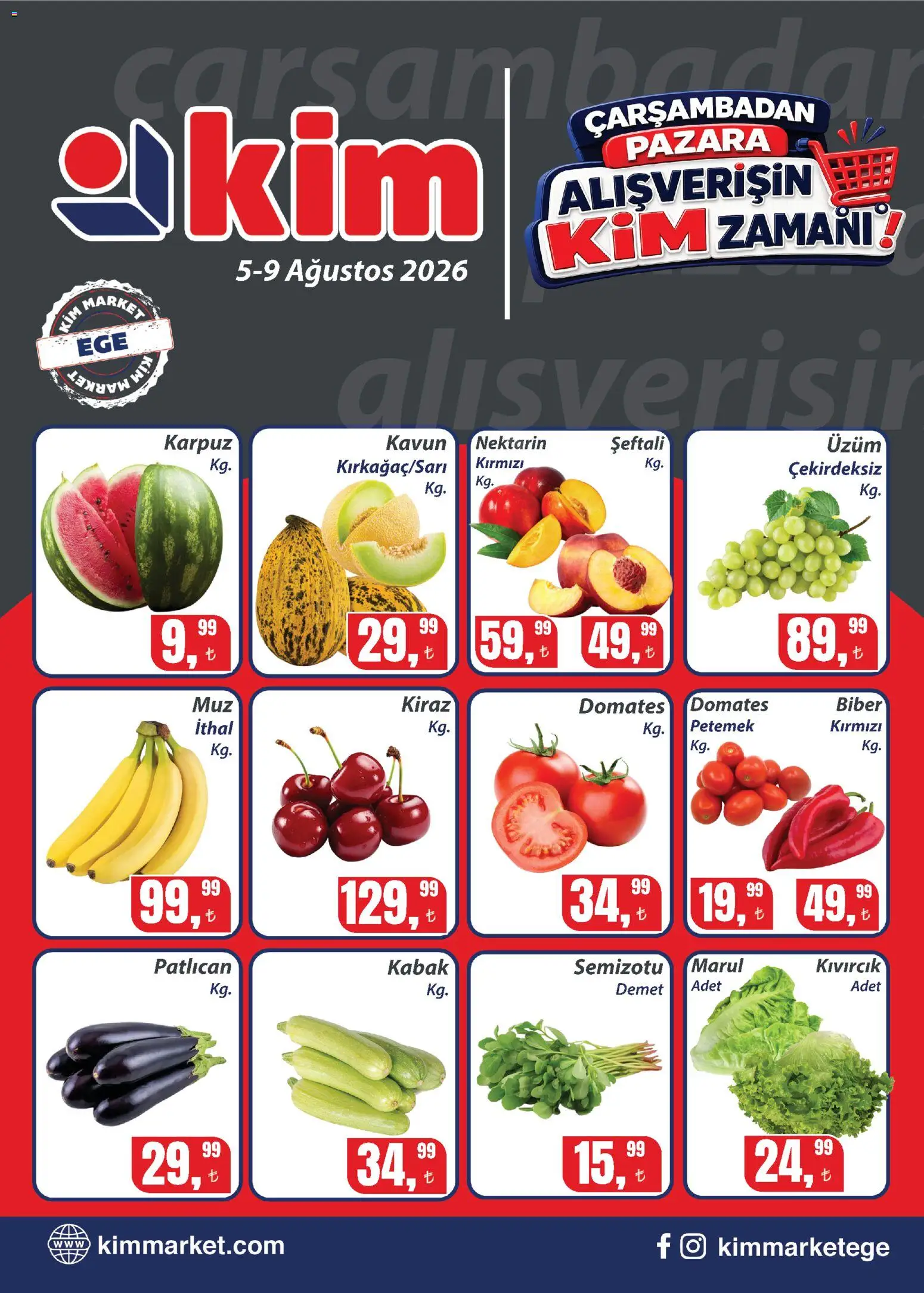 Kim Market Kim Market Katalog - Ege Insert 05.08.2026 - Broşürünün önizlemesi