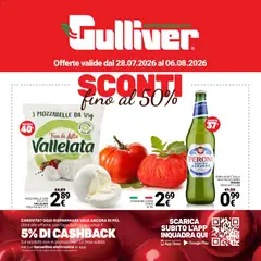 Anteprima dell'opuscolo Gulliver volantino dal negozio Gulliver valido da 28/07/2026