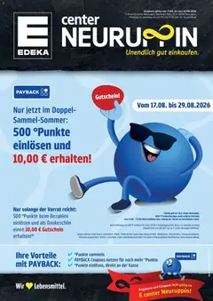Vorschau von dem Prospekt des Geschäftes E center, gültig ab dem 17.08.2026