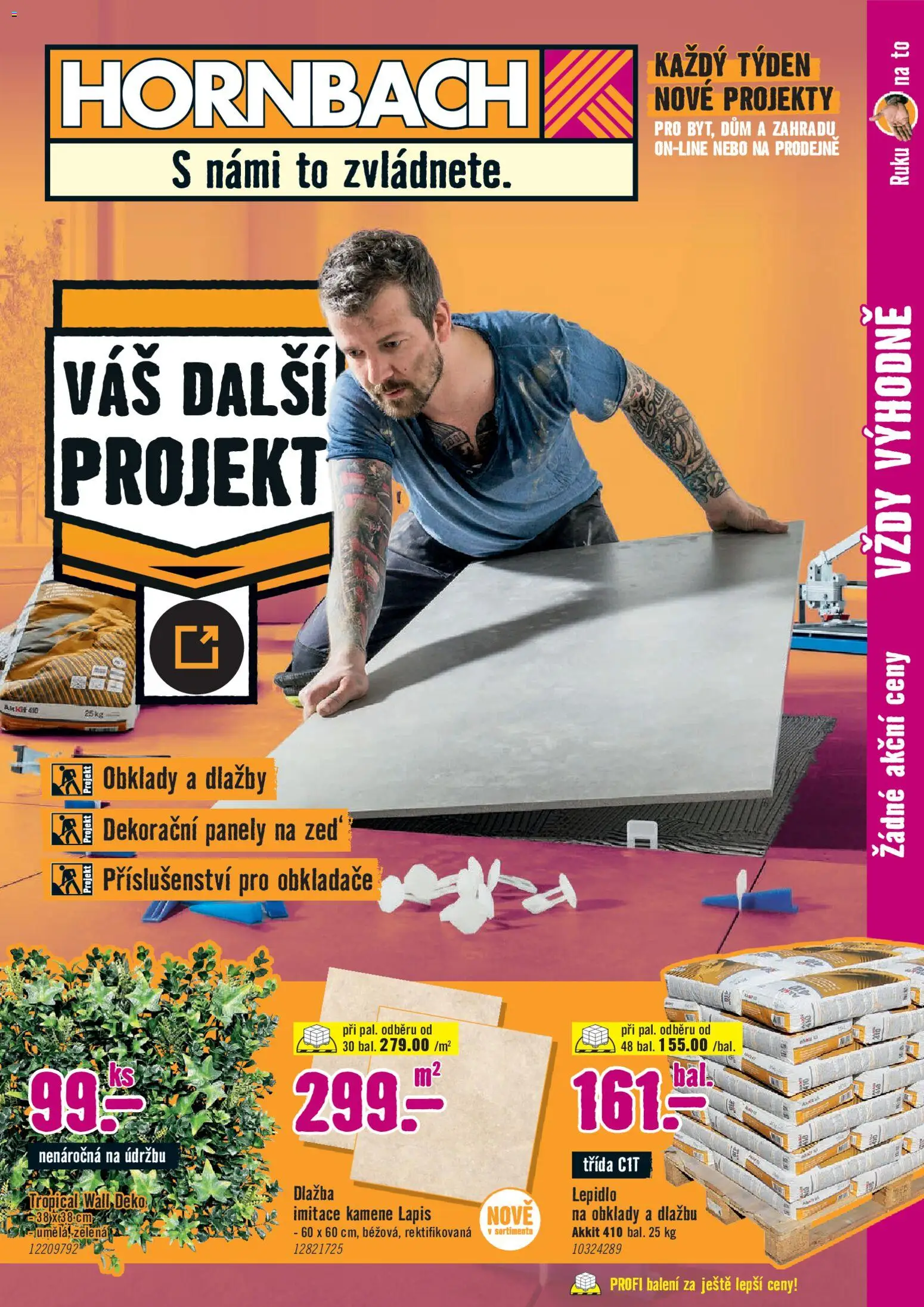 Náhled nabídky: HORNBACH HORNBACH leták - Dlažba a obklady platný od 19.08.2026