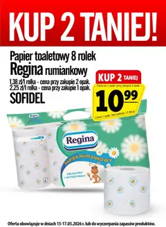 Pogląd gazetki "Prim Market promocja - Papier Toaletowy Regina Rumiankowy" ze sklepu Prim Market ważnej od 15.05.2026