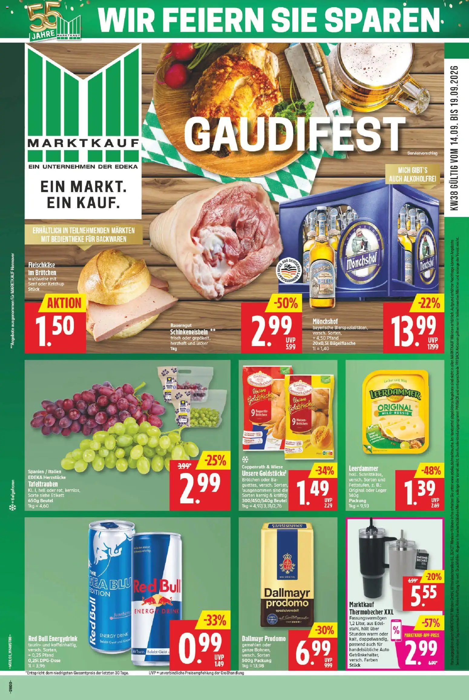 Vorschau von dem Prospekt des Geschäftes Marktkauf, gültig ab dem 14.09.2026