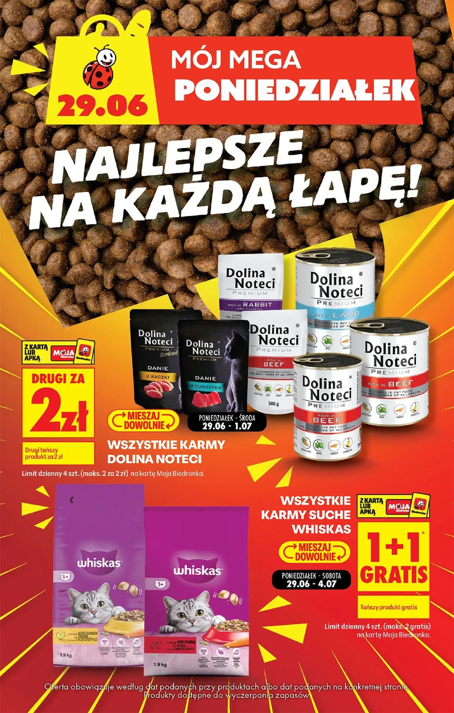 Pogląd gazetki "Biedronka gazetka - Mega poniedziałek" ze sklepu Biedronka ważnej od 29.06.2026