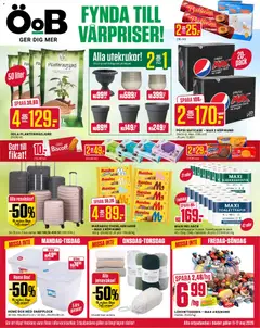 Förhandsgranska reklamblad ÖoB erbjudanden från butik ÖoB gäller från 11/05/2026