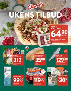 Forhåndsvis Jacobs kundeavis fra butikk Jacobs gyldig fra 14/09/2026
