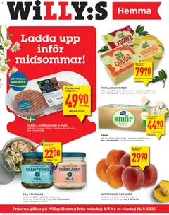 Förhandsgranska reklamblad Willys erbjudanden från butik Willys gäller från 08/06/2026