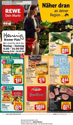 Vorschau von dem Prospekt des Geschäftes Rewe, gültig ab dem 27.07.2026