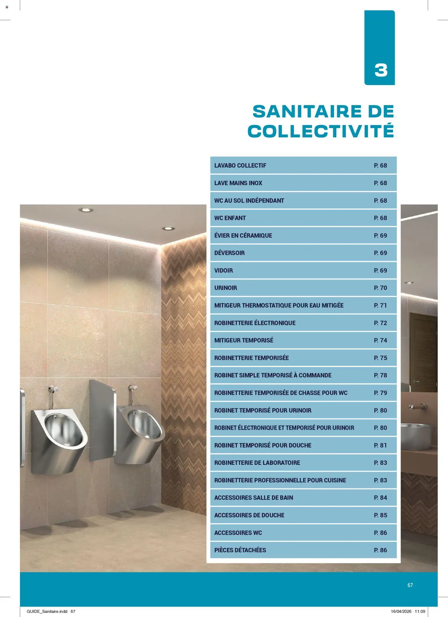 Prévisualisation de Rexel - Brochure Sanitaire du magasin Rexel formulaire valide 20/04/2026 - Douche, Robinet, Lavabo, Mitigeur thermostatique