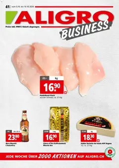 Vorschau des Merkblatts Aligro aktionen Business Chavannes, Matran, Genf, Sitten vom Shop Aligro gültig von 05.10.2026 bis 10.10.2026
