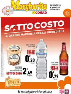 Anteprima dell'opuscolo Conad volantino Margherita Sicilia dal negozio Conad valido da 16/07/2026