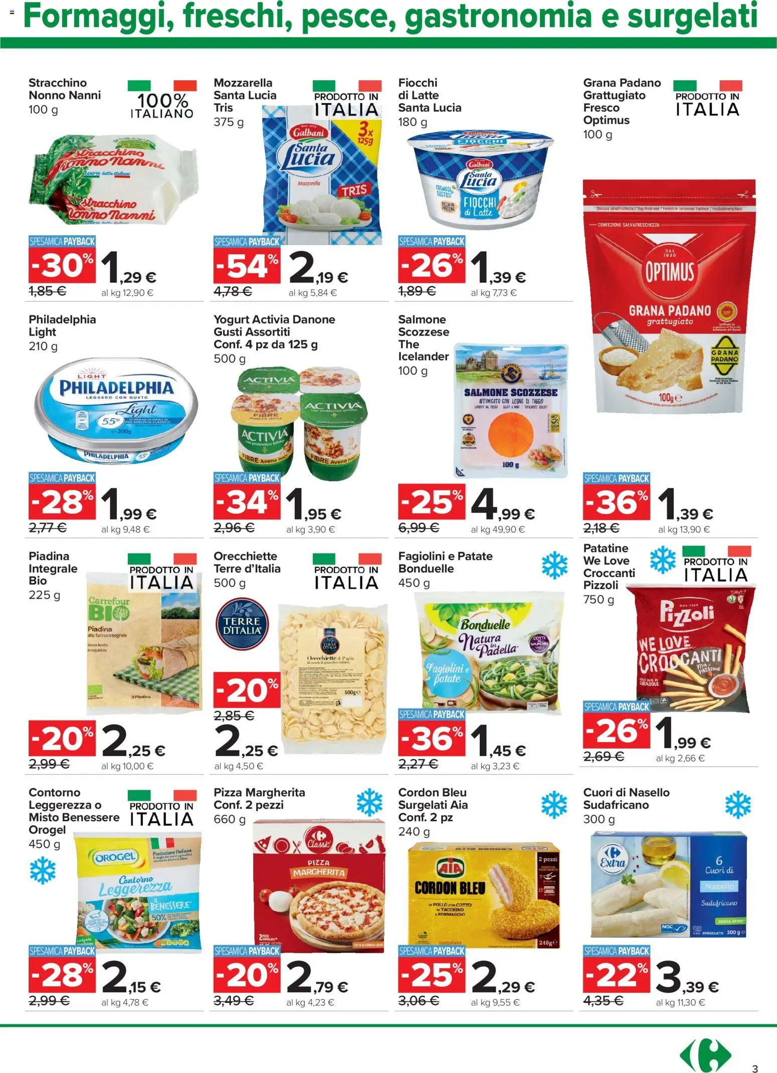 Anteprima dell'opuscolo Carrefour volantino dal negozio Carrefour valido da 27/08/2026 - Piadina, Noci, Formaggio, Tacchino, Farina, Stracchino, Patate, Fiocchi