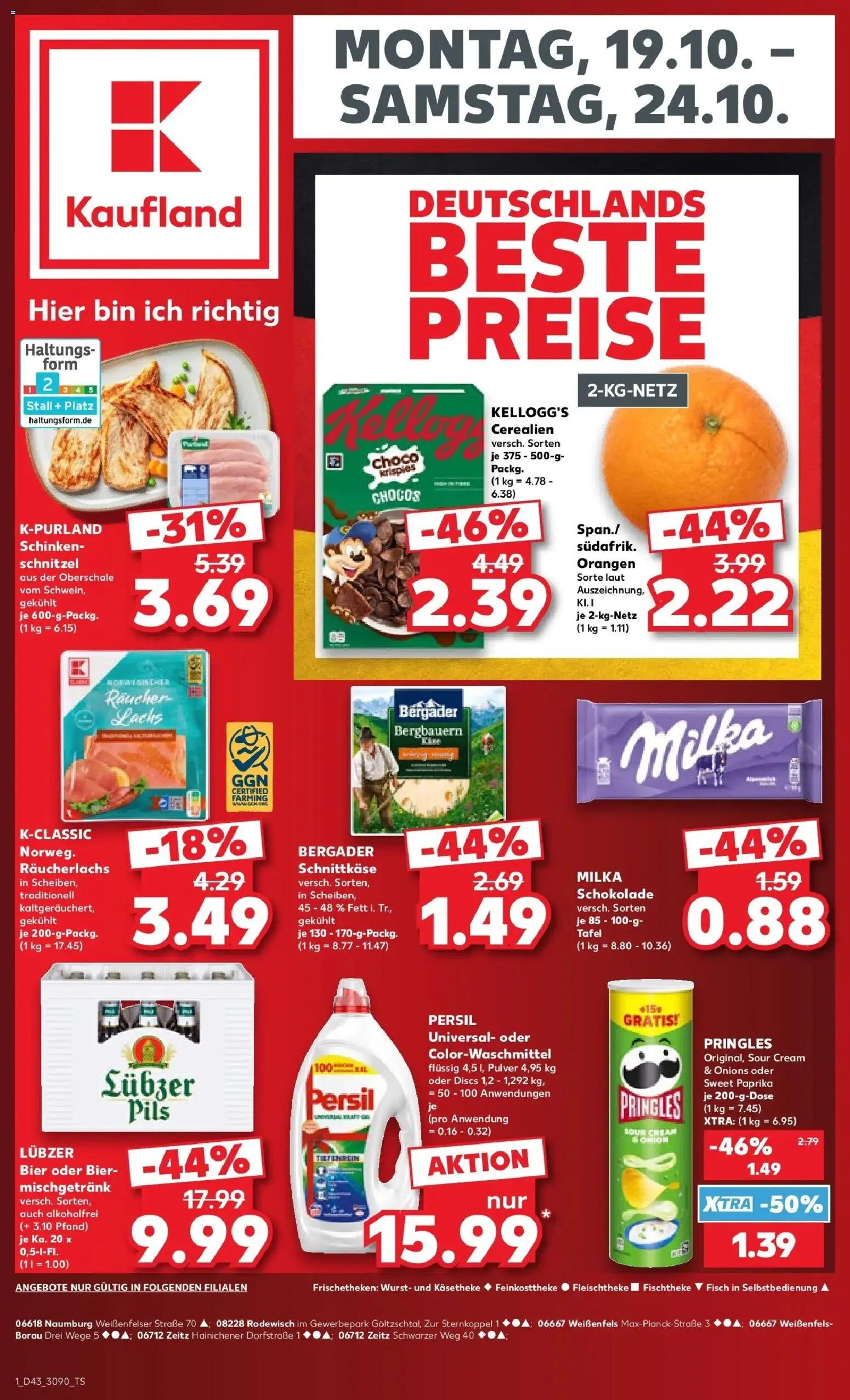 Vorschau von dem Prospekt des Geschäftes Kaufland, gültig ab dem 19.10.2026
